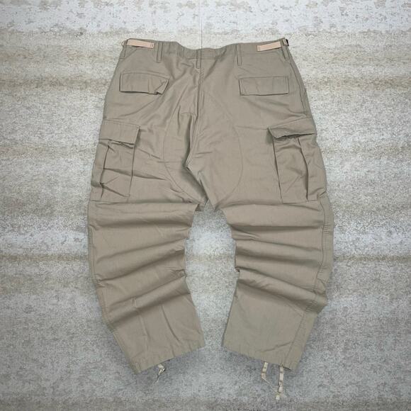 Vintage Propper Tactical Pants Light Tan Baggy Cargos Military XL Regular 90s - Picture 1 of 5